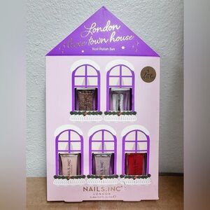 Nails.INC London Luxe Town House – 5-Piece Nail Polish Gift Set